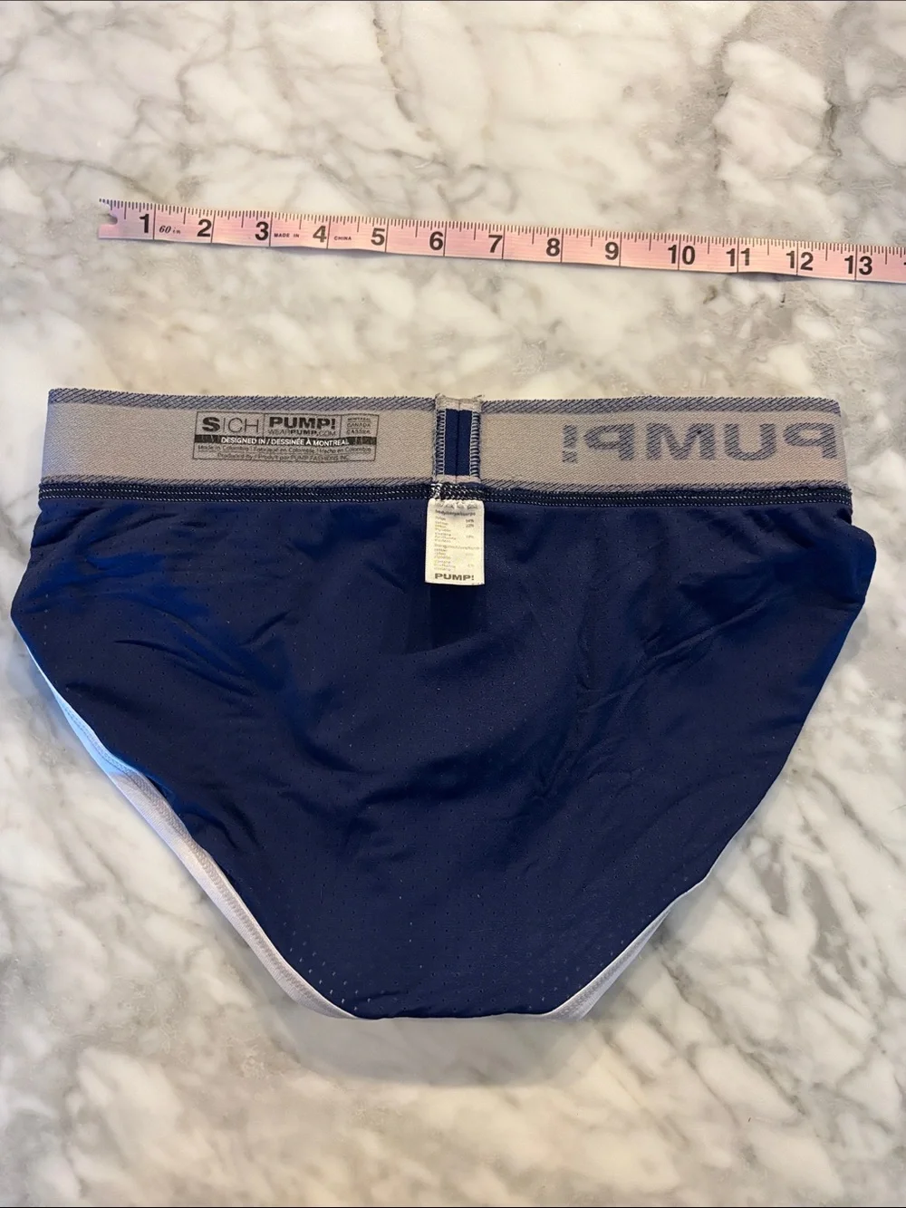PUMP! Men's Navy & White Briefs